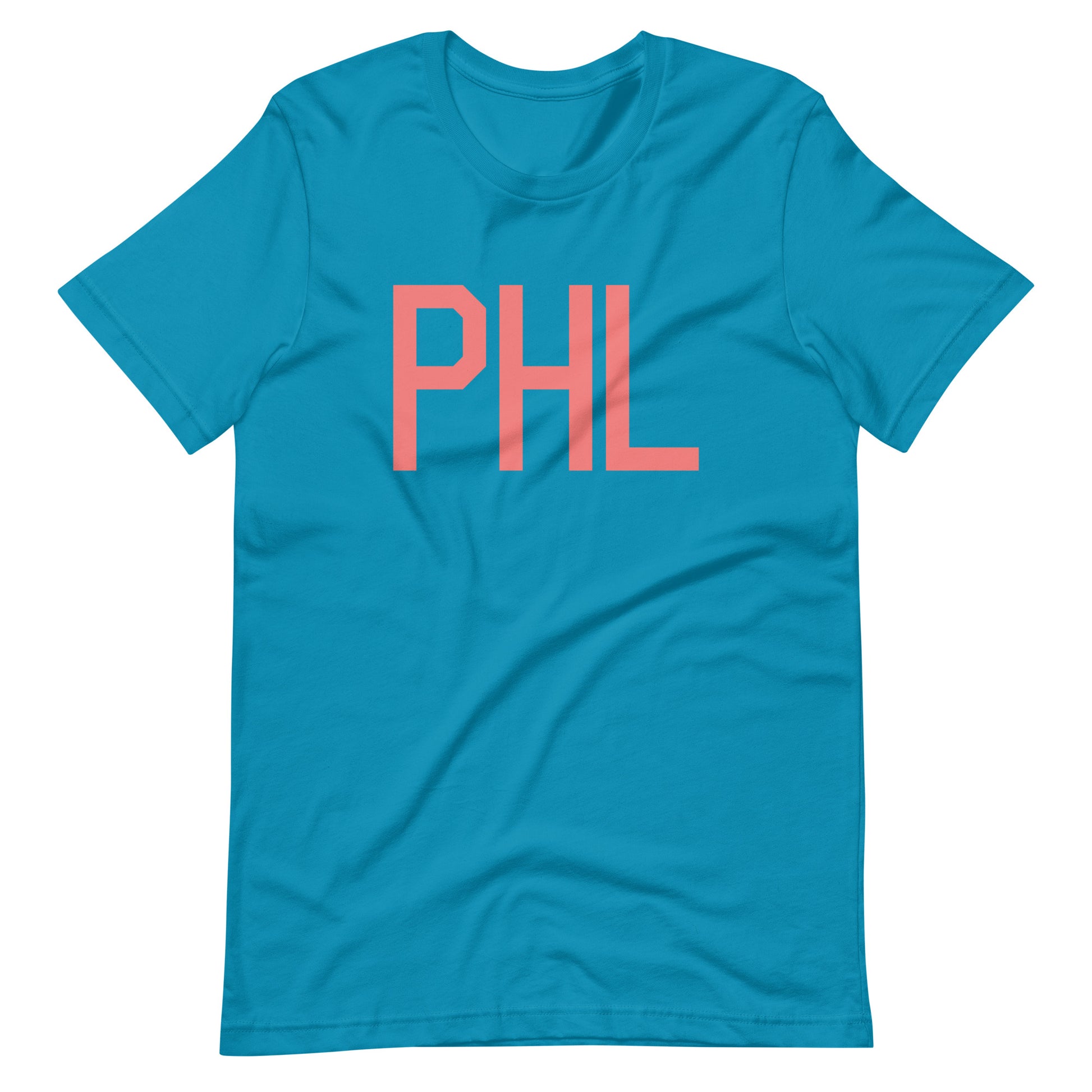 Aviation Enthusiast Unisex Tee - Pink Graphic • PHL Philadelphia • YHM Designs - Image 02