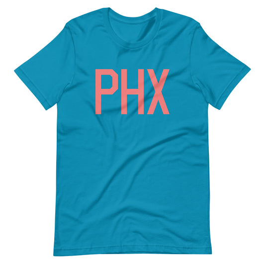 Aviation Enthusiast Unisex Tee - Pink Graphic • PHX Phoenix • YHM Designs - Image 02
