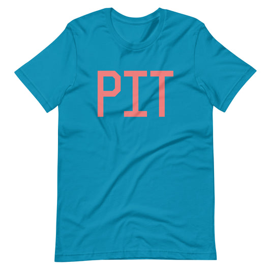 Aviation Enthusiast Unisex Tee - Pink Graphic • PIT Pittsburgh • YHM Designs - Image 02