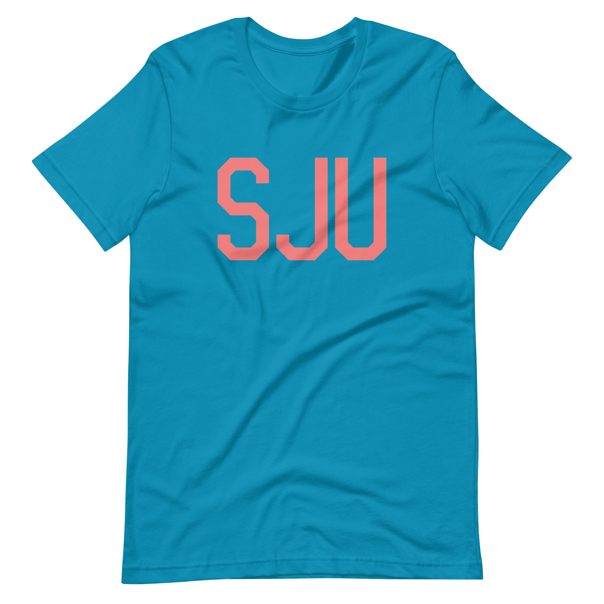 Aviation Enthusiast Unisex Tee - Pink Graphic • SJU San Juan • YHM Designs - Image 02