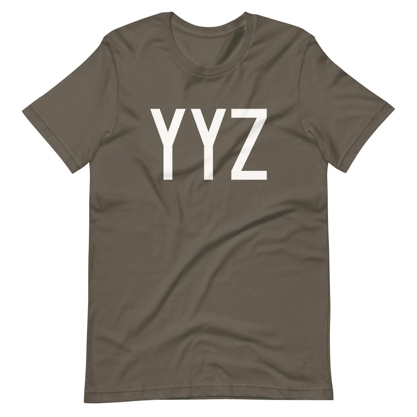 Airport Code T-Shirt - White Graphic • YYZ Toronto • YHM Designs - Image 04