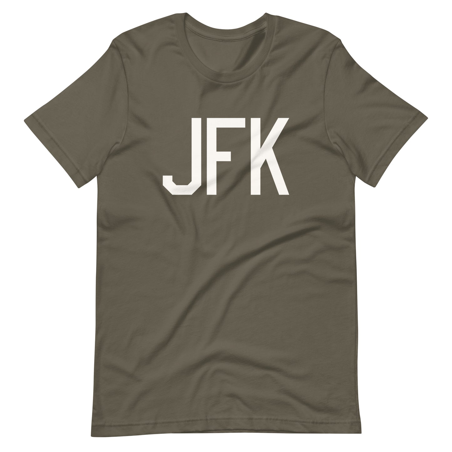Airport Code T-Shirt - White Graphic • JFK New York City • YHM Designs - Image 04