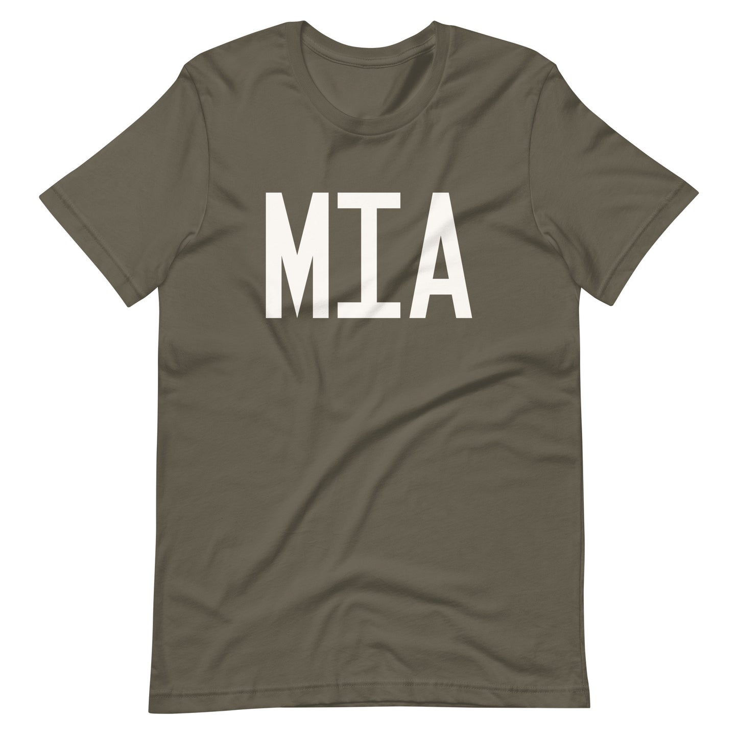 Airport Code T-Shirt - White Graphic • MIA Miami • YHM Designs - Image 04