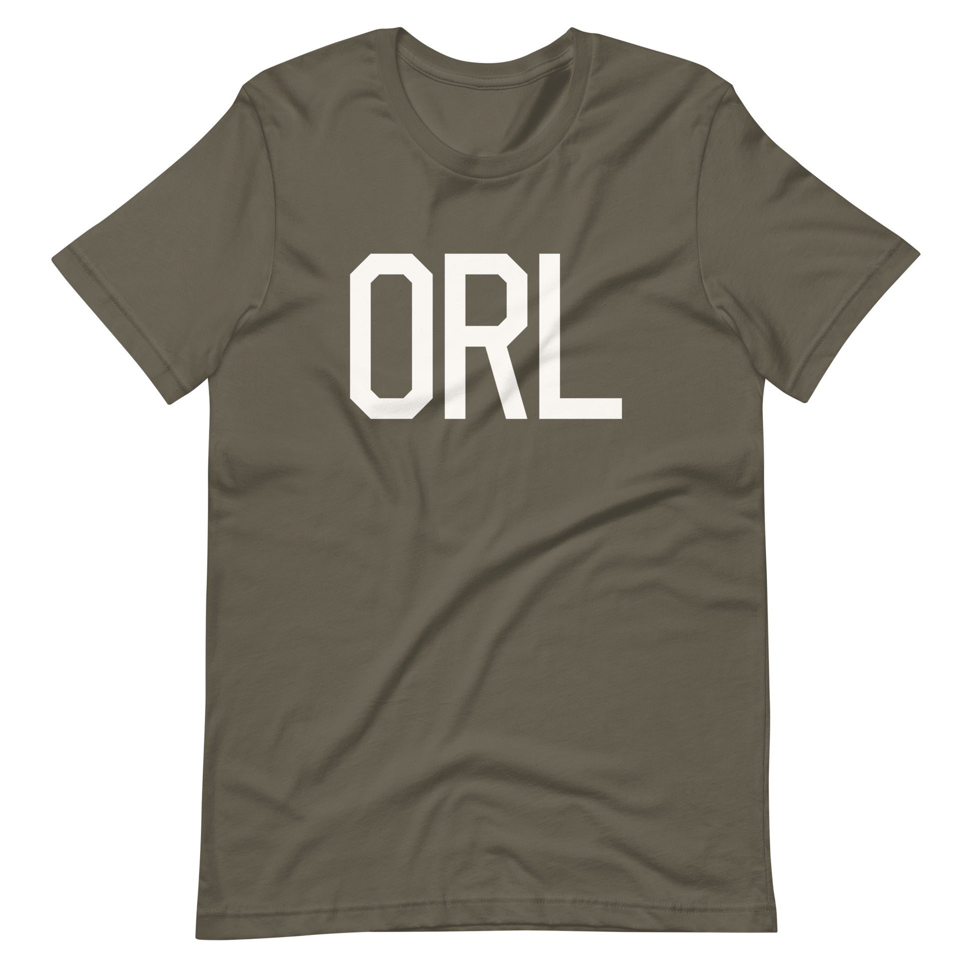 Airport Code T-Shirt - White Graphic • ORL Orlando • YHM Designs - Image 04