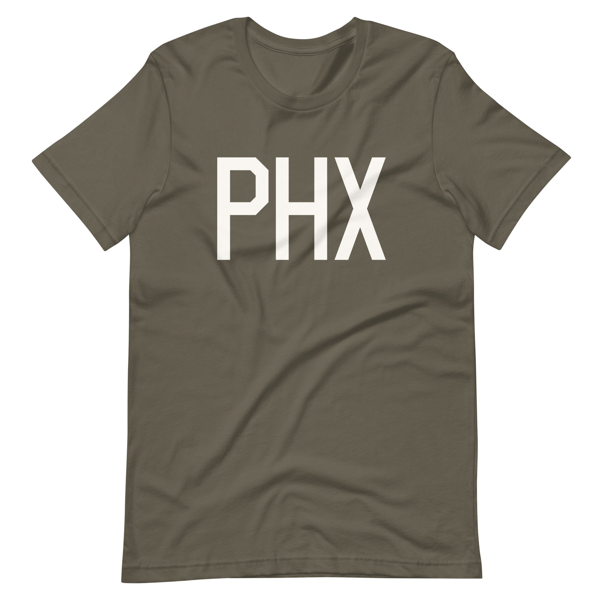 Airport Code T-Shirt - White Graphic • PHX Phoenix • YHM Designs - Image 04