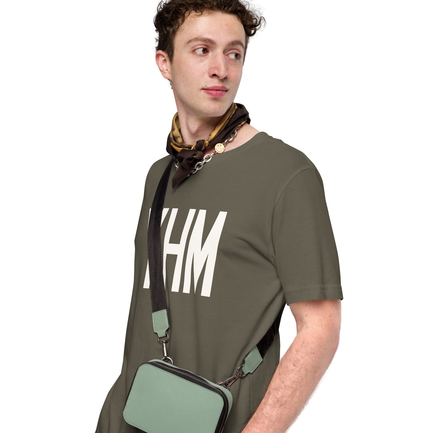 Airport Code T-Shirt - White Graphic • YHM Hamilton • YHM Designs - Image 05