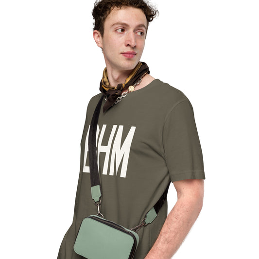 Airport Code T-Shirt - White Graphic • BHM Birmingham • YHM Designs - Image 02