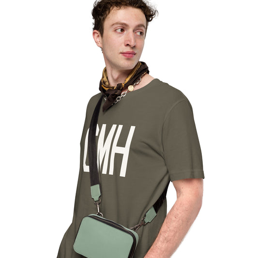 Airport Code T-Shirt - White Graphic • CMH Columbus • YHM Designs - Image 02