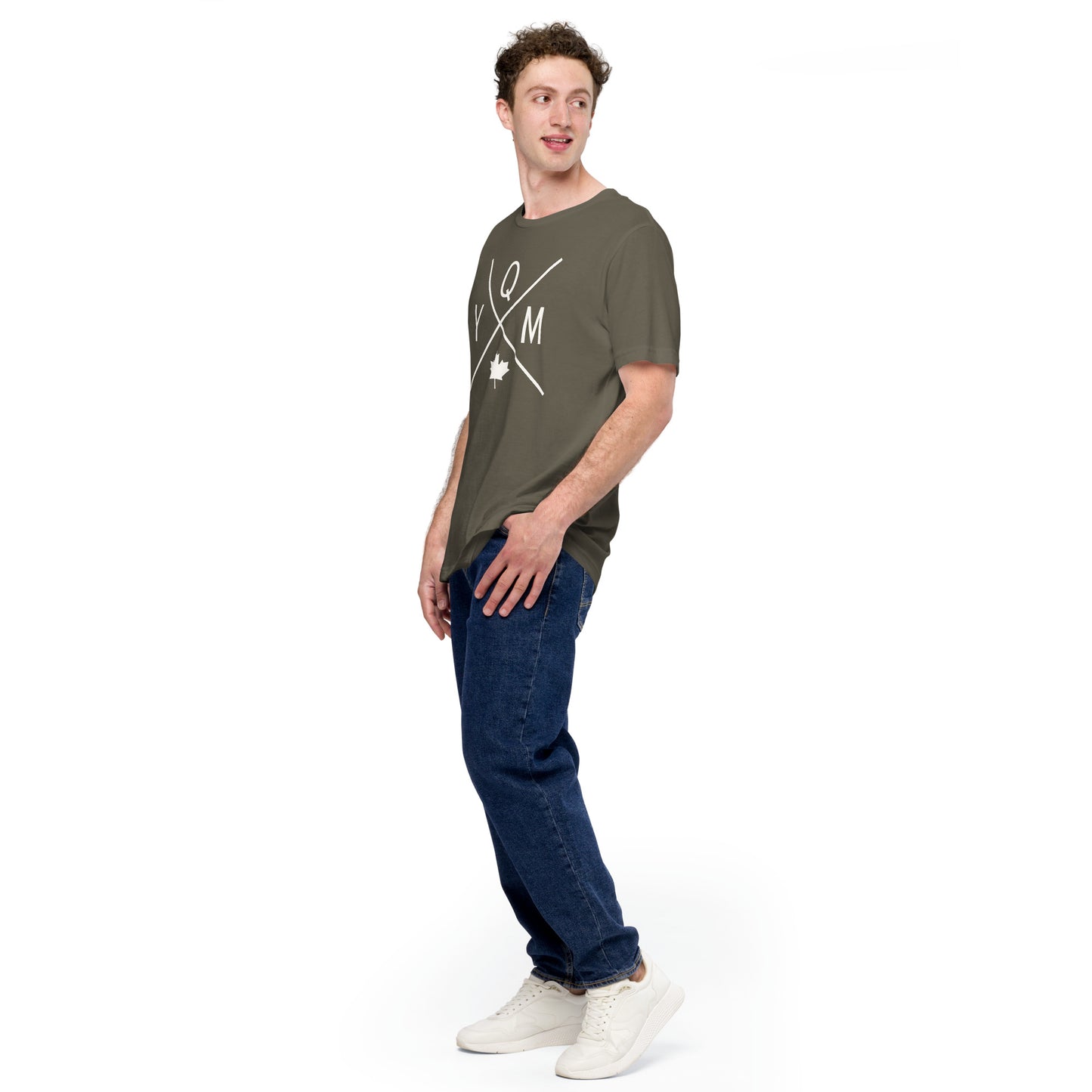 Crossed-X T-Shirt - White Graphic • YQM Moncton • YHM Designs - Image 10