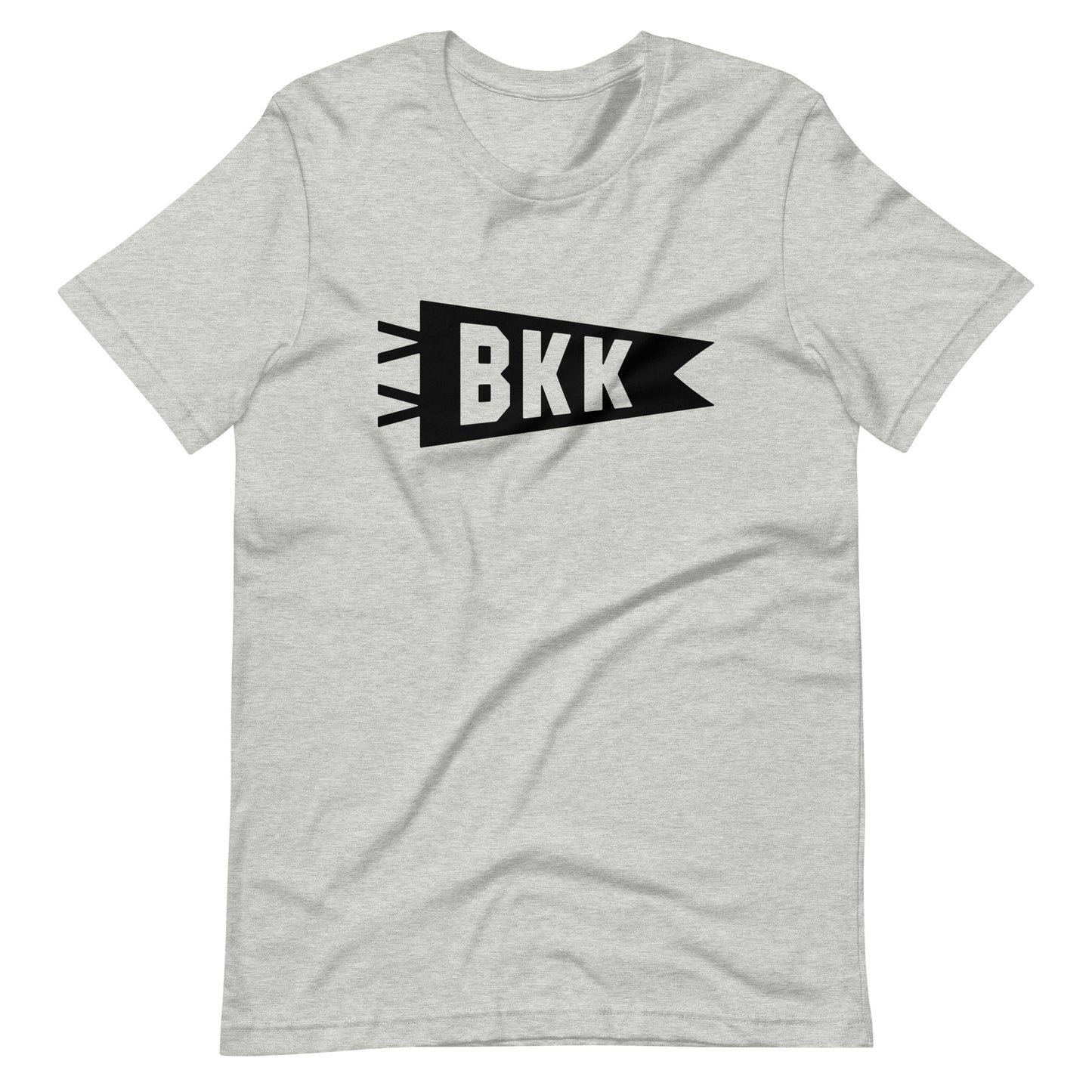 BKK Bangkok Unisex T-Shirt • Banner Design in Black • YHM Designs - Image 01