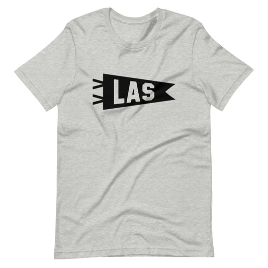 Airport Code T-Shirt - Black Graphic • LAS Las Vegas • YHM Designs - Image 01