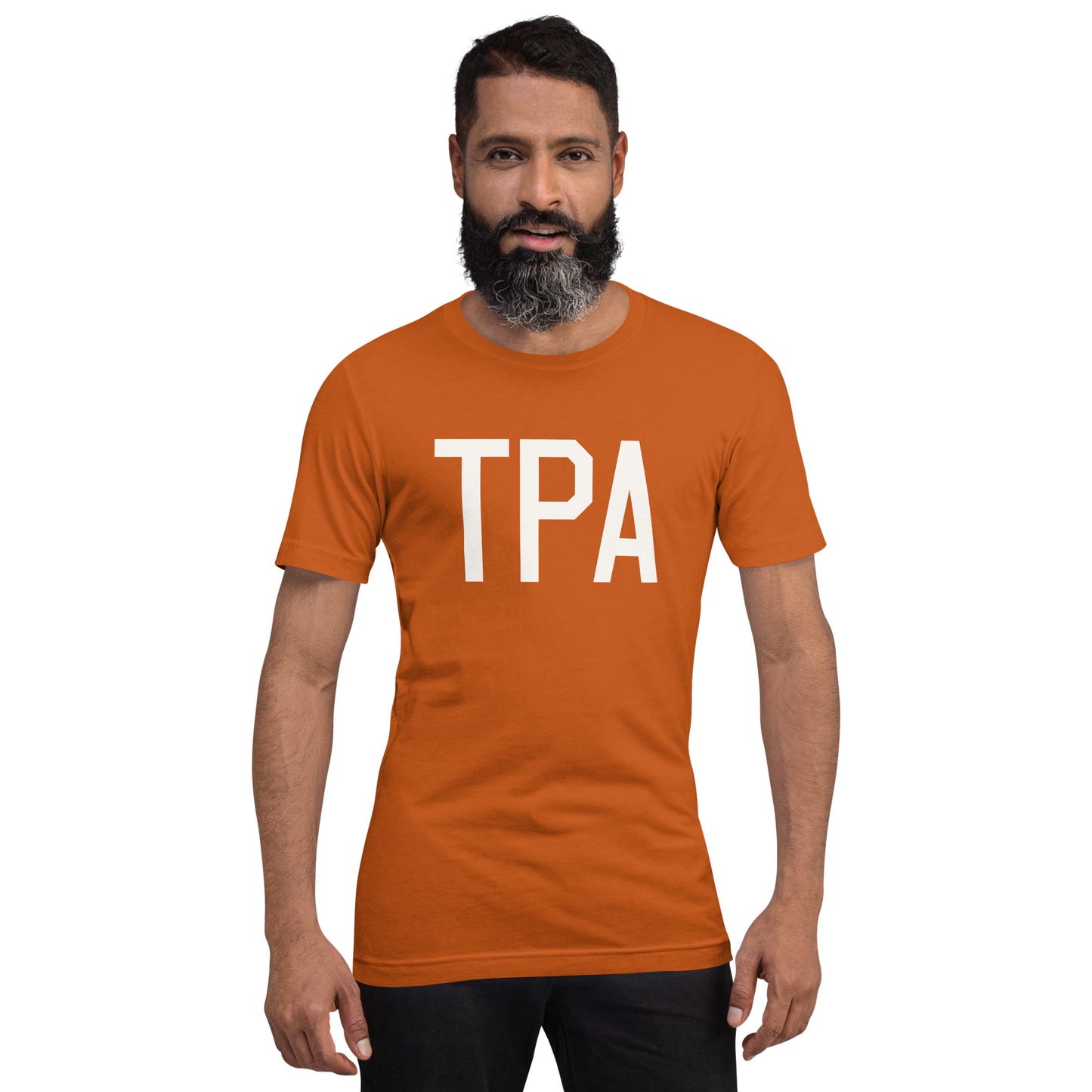 Airport Code T-Shirt - White Graphic • TPA Tampa • YHM Designs - Image 07