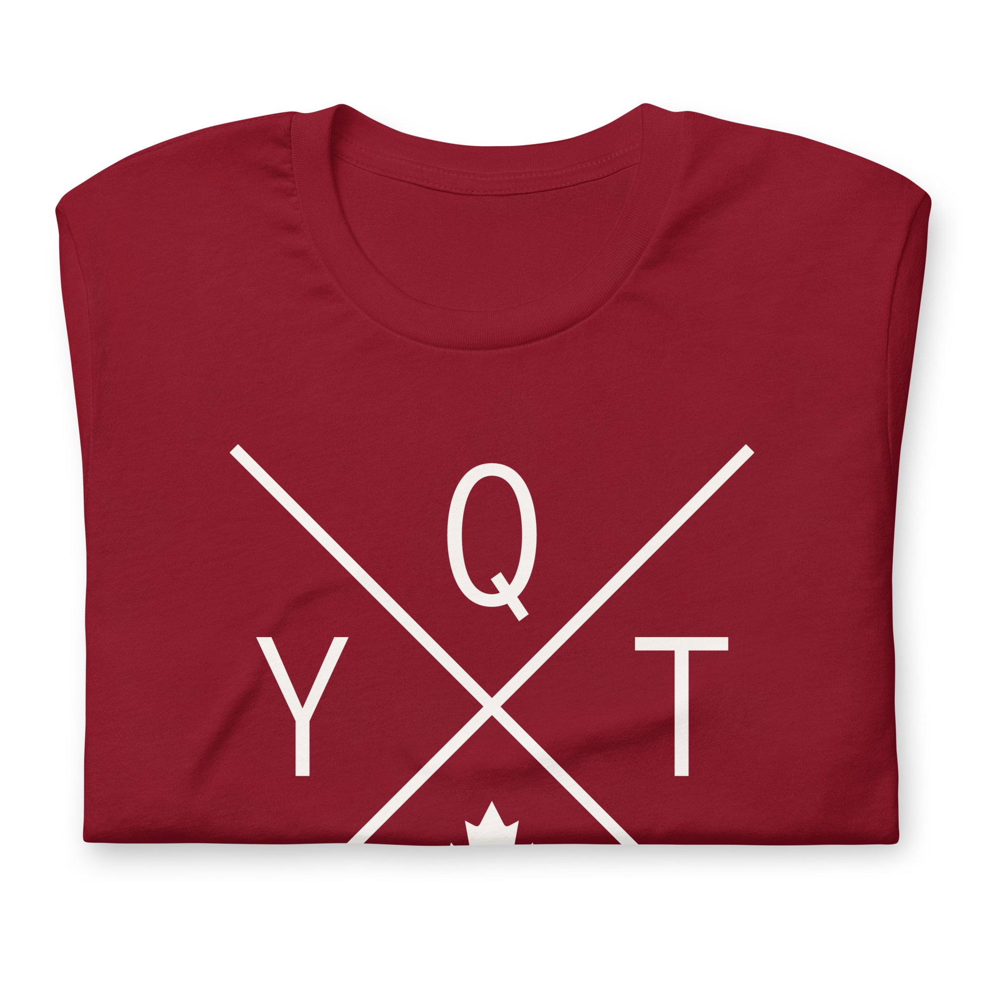 Crossed-X T-Shirt - White Graphic • YQT Thunder Bay • YHM Designs - Image 03