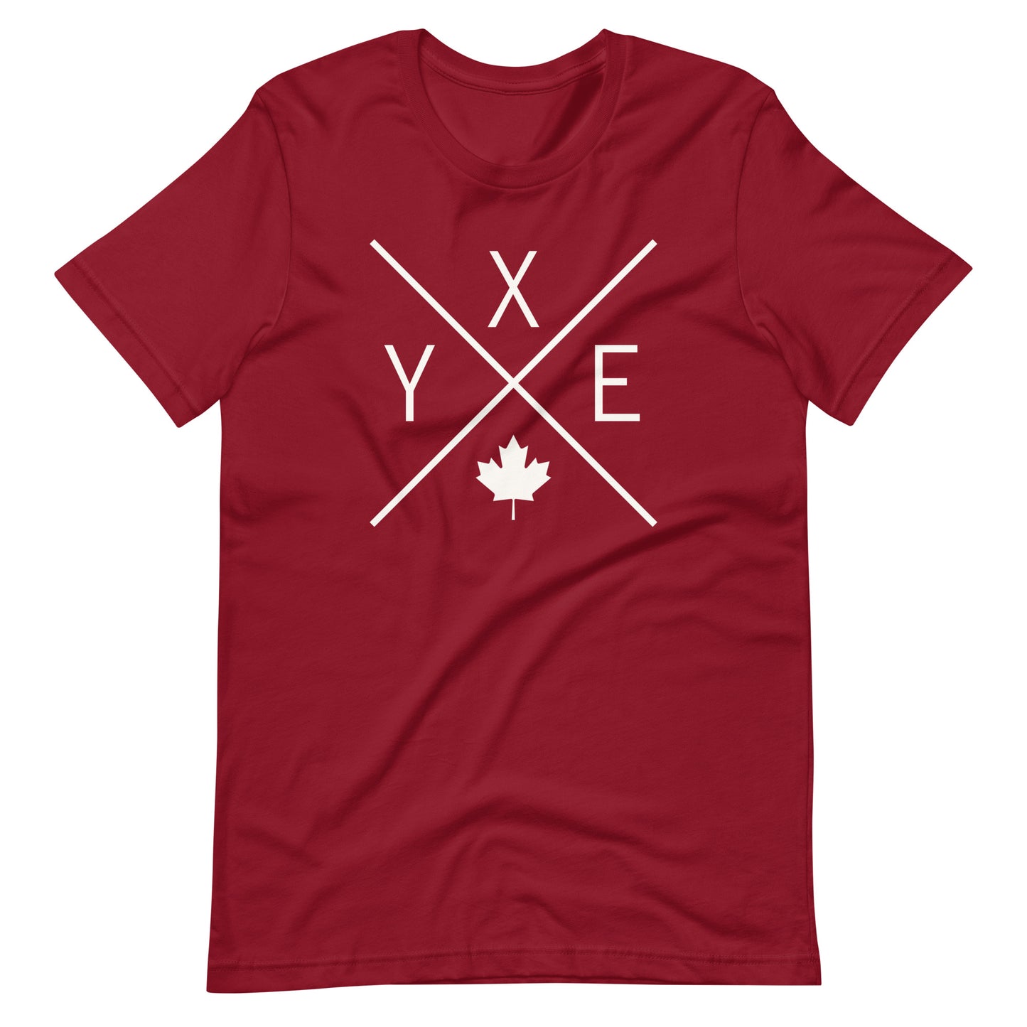 Crossed-X T-Shirt - White Graphic • YXE Saskatoon • YHM Designs - Image 04