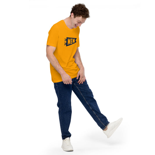 Airport Code T-Shirt - Navy Blue Graphic • MEM Memphis • YHM Designs - Image 02