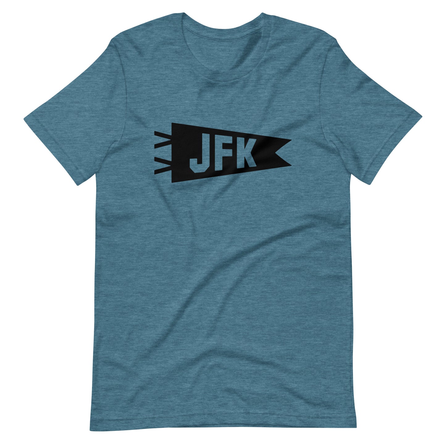 Airport Code T-Shirt - Black Graphic • JFK New York City • YHM Designs - Image 10