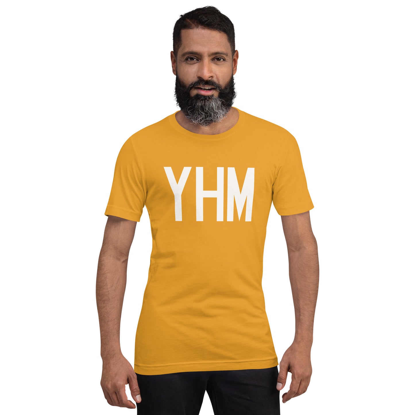 Airport Code T-Shirt - White Graphic • YHM Hamilton • YHM Designs - Image 09