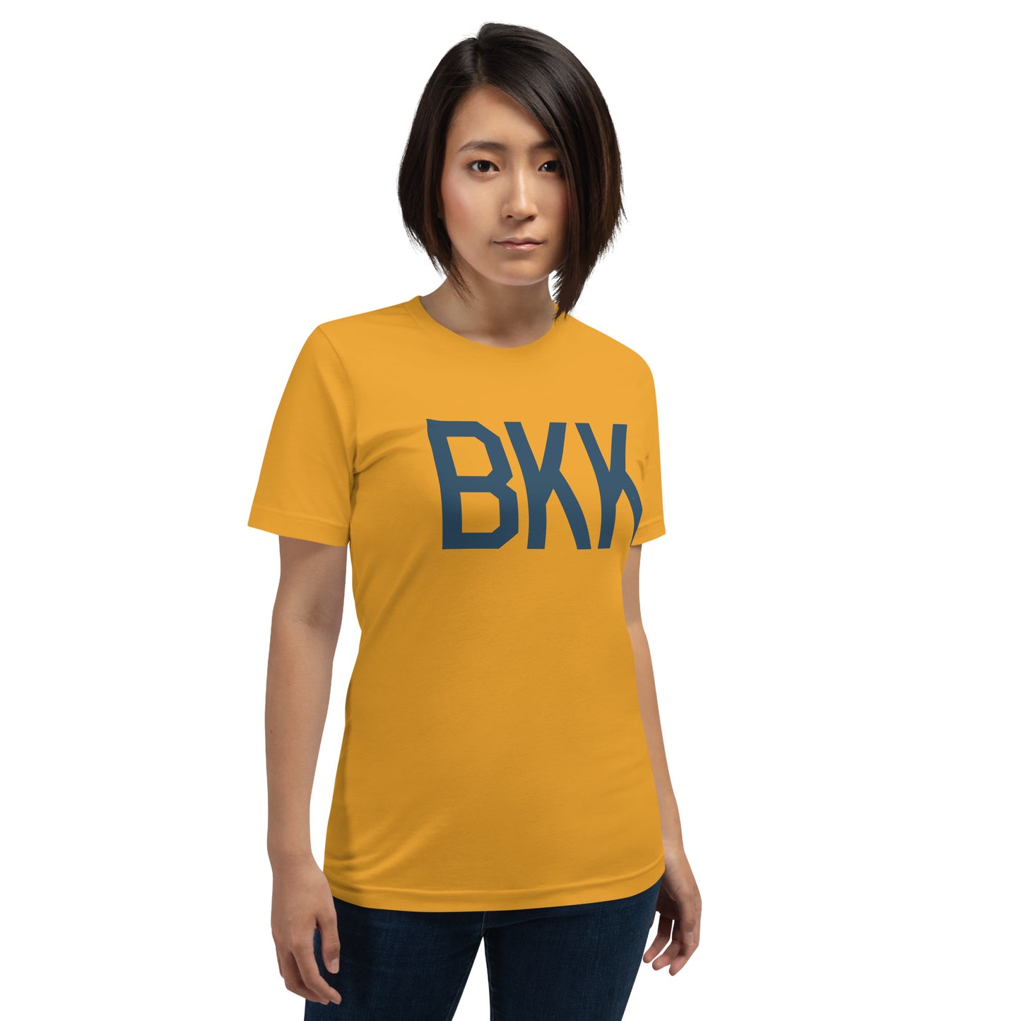 Aviation Lover Unisex T-Shirt - Blue Graphic • BKK Bangkok • YHM Designs - Image 07