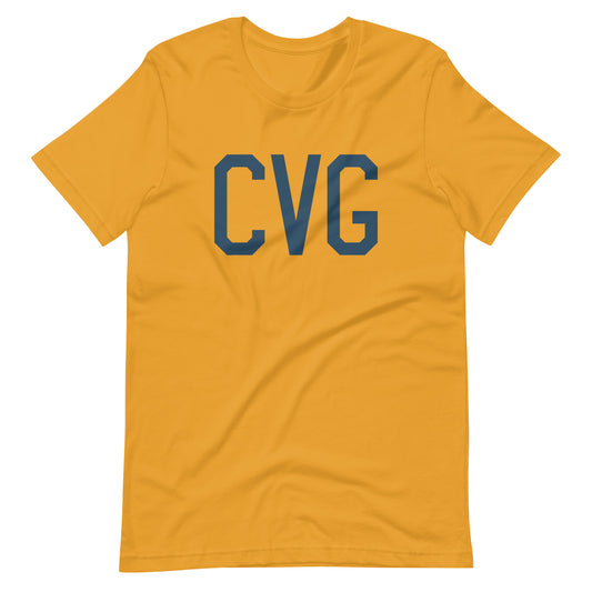 Aviation Lover Unisex T-Shirt - Blue Graphic • CVG Cincinnati • YHM Designs - Image 02