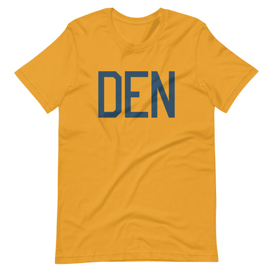 Aviation Lover Unisex T-Shirt - Blue Graphic • DEN Denver • YHM Designs - Image 02