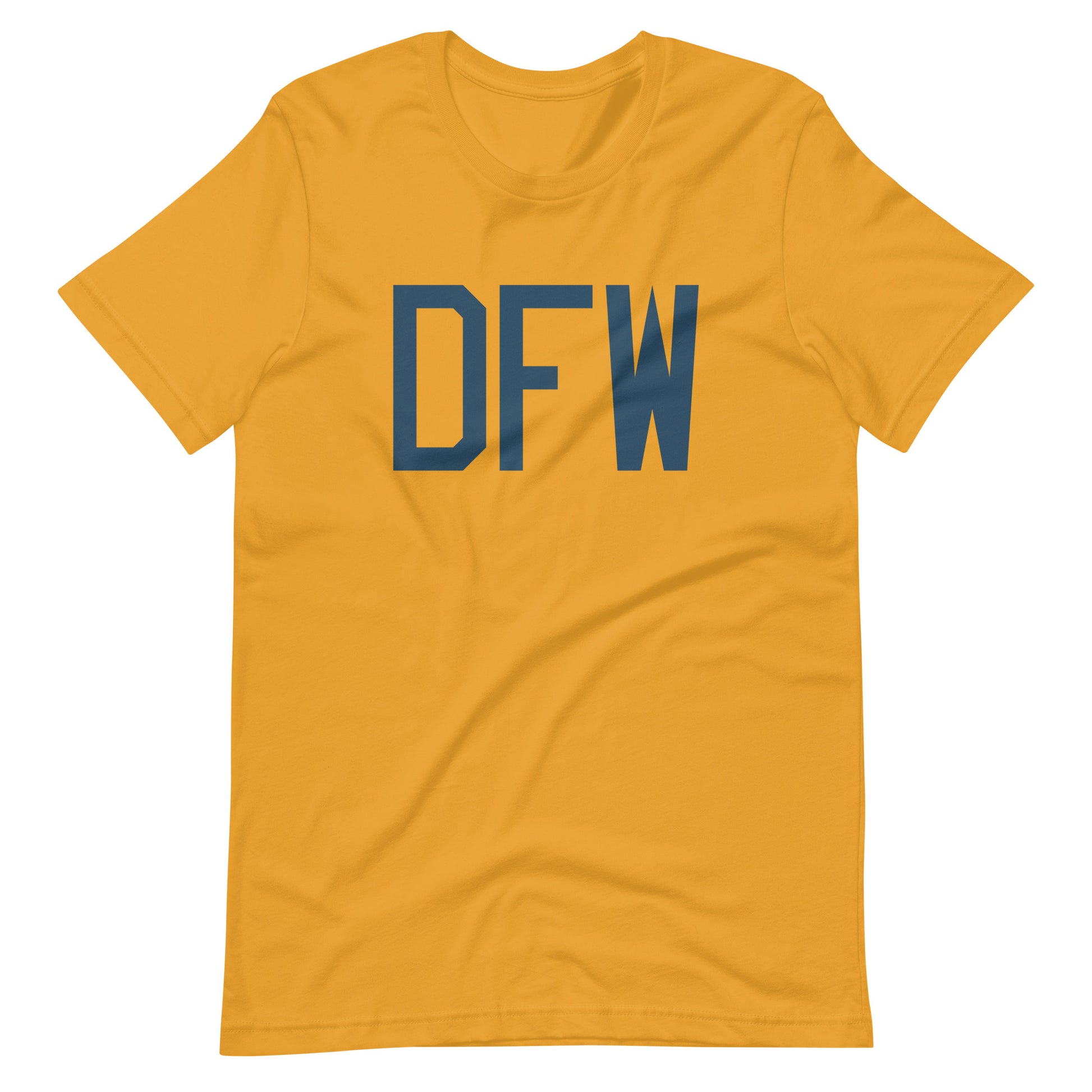 Aviation Lover Unisex T-Shirt - Blue Graphic • DFW Dallas • YHM Designs - Image 02