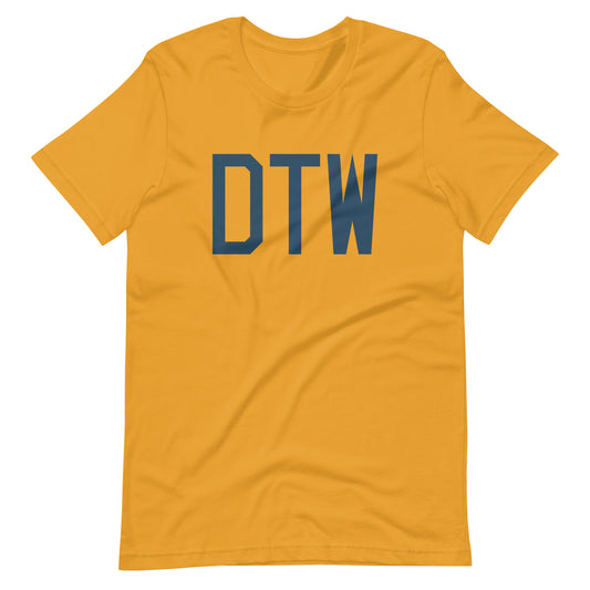 Aviation Lover Unisex T-Shirt - Blue Graphic • DTW Detroit • YHM Designs - Image 02