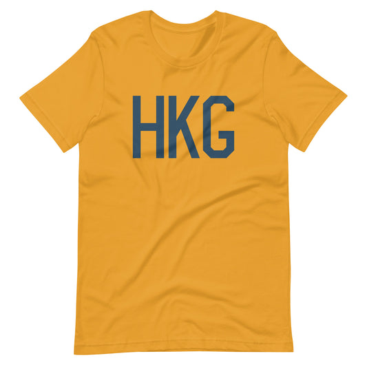 Aviation Lover Unisex T-Shirt - Blue Graphic • HKG Hong Kong • YHM Designs - Image 02
