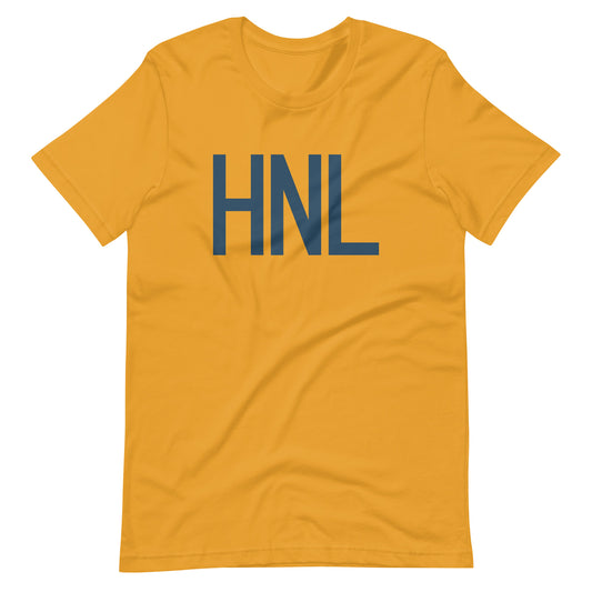 Aviation Lover Unisex T-Shirt - Blue Graphic • HNL Honolulu • YHM Designs - Image 02