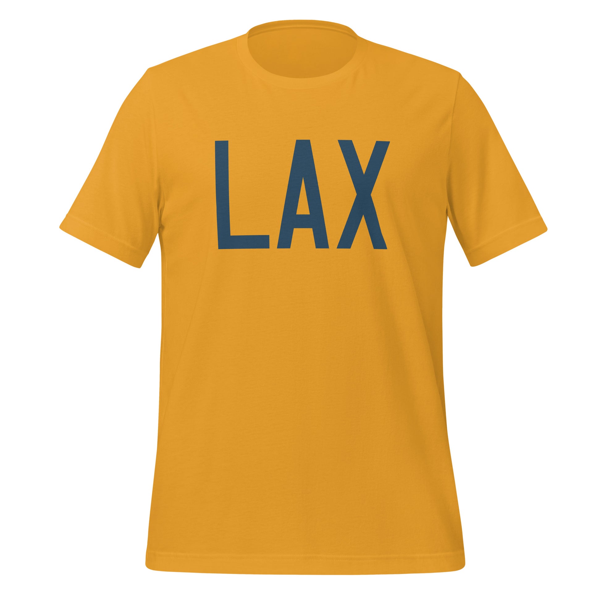 Aviation Lover Unisex T-Shirt - Blue Graphic • LAX Los Angeles • YHM Designs - Image 06