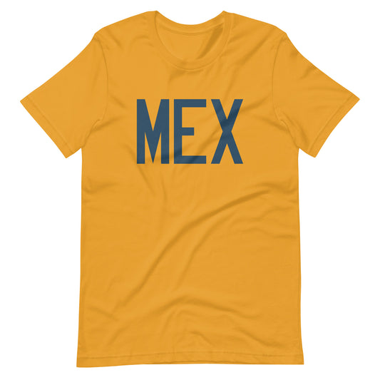 Aviation Lover Unisex T-Shirt - Blue Graphic • MEX Mexico City • YHM Designs - Image 02