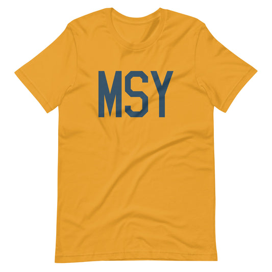 Aviation Lover Unisex T-Shirt - Blue Graphic • MSY New Orleans • YHM Designs - Image 02