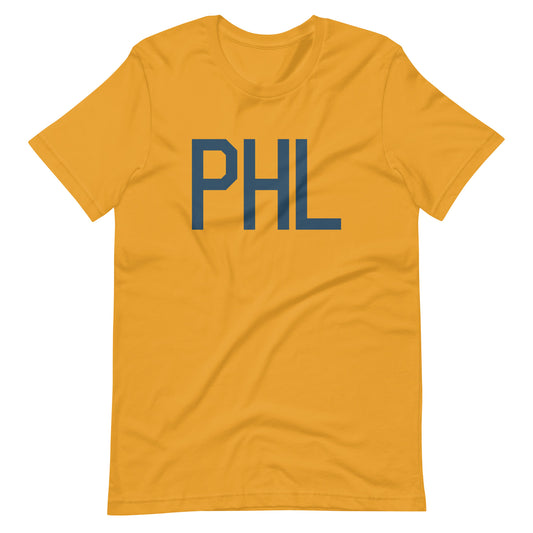 Aviation Lover Unisex T-Shirt - Blue Graphic • PHL Philadelphia • YHM Designs - Image 02