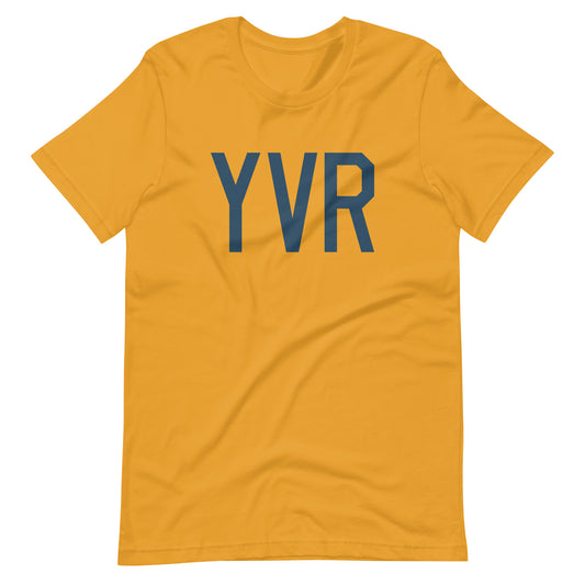 Aviation Lover Unisex T-Shirt - Blue Graphic • YVR Vancouver • YHM Designs - Image 02