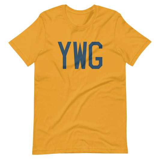 Aviation Lover Unisex T-Shirt - Blue Graphic • YWG Winnipeg • YHM Designs - Image 02