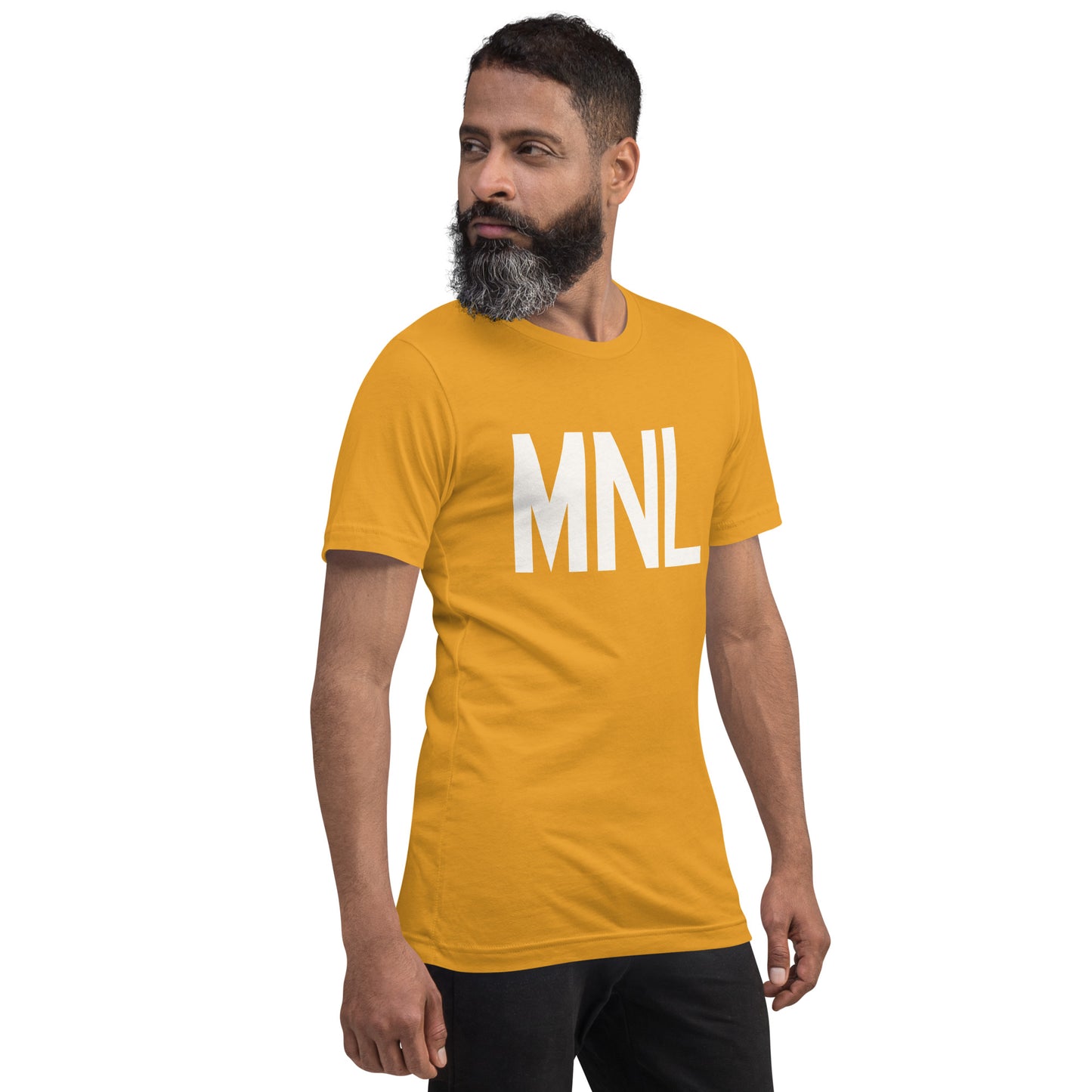 Airport Code T-Shirt - White Graphic • MNL Manila • YHM Designs - Image 12