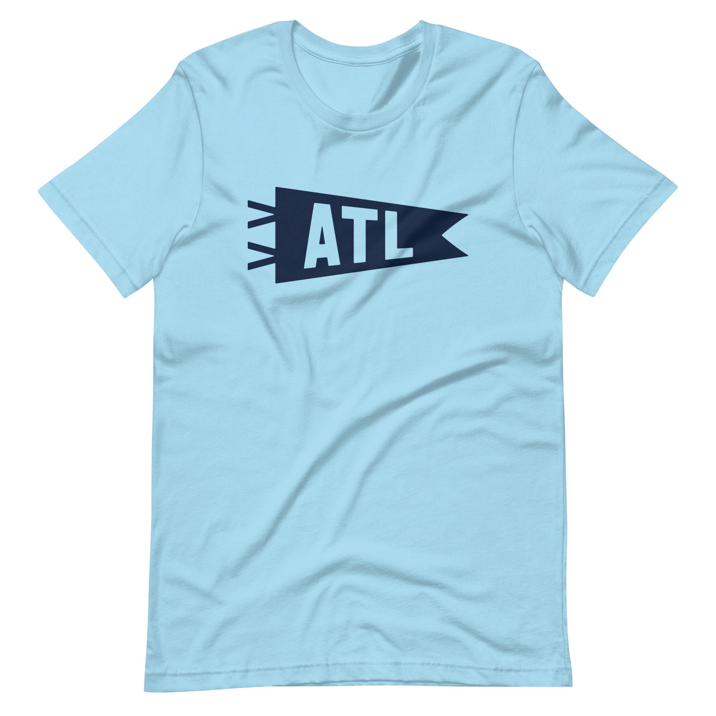 Airport Code T-Shirt - Navy Blue Graphic • ATL Atlanta • YHM Designs - Image 10