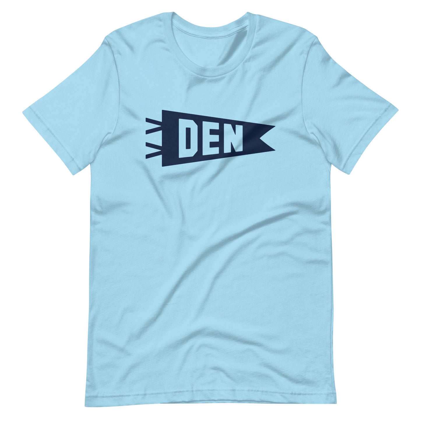 Airport Code T-Shirt - Navy Blue Graphic • DEN Denver • YHM Designs - Image 10