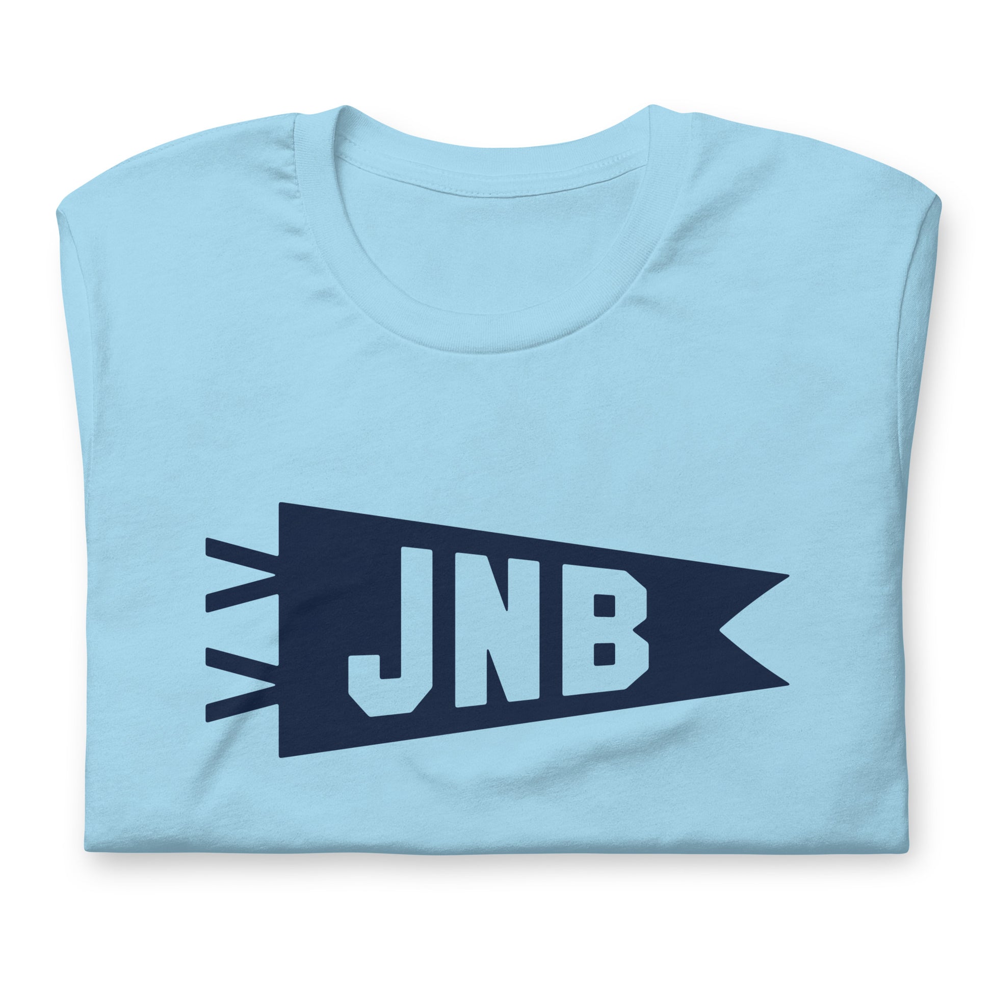 Airport Code T-Shirt - Navy Blue Graphic • JNB Johannesburg • YHM Designs - Image 06