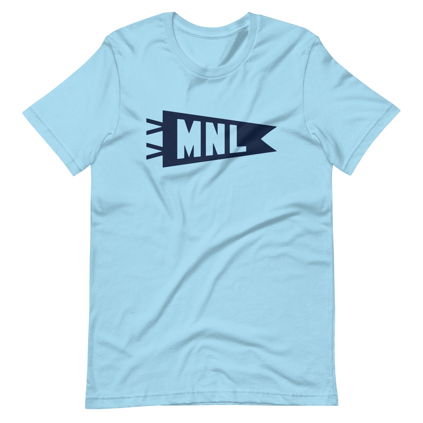 Airport Code T-Shirt - Navy Blue Graphic • MNL Manila • YHM Designs - Image 10