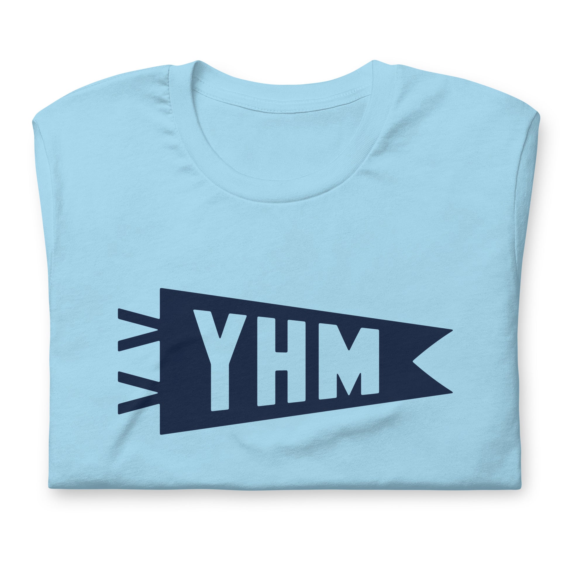 Airport Code T-Shirt - Navy Blue Graphic • YHM Hamilton • YHM Designs - Image 06