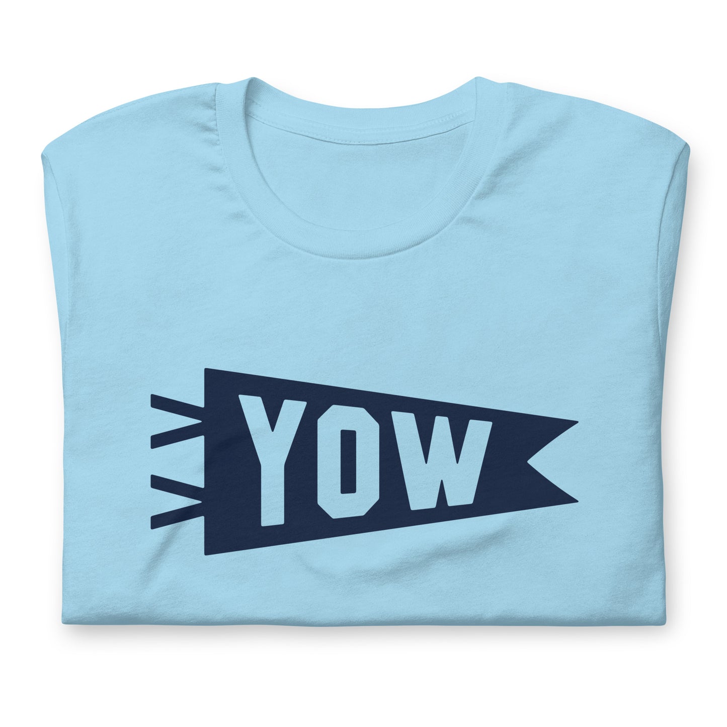 Airport Code T-Shirt - Navy Blue Graphic • YOW Ottawa • YHM Designs - Image 06