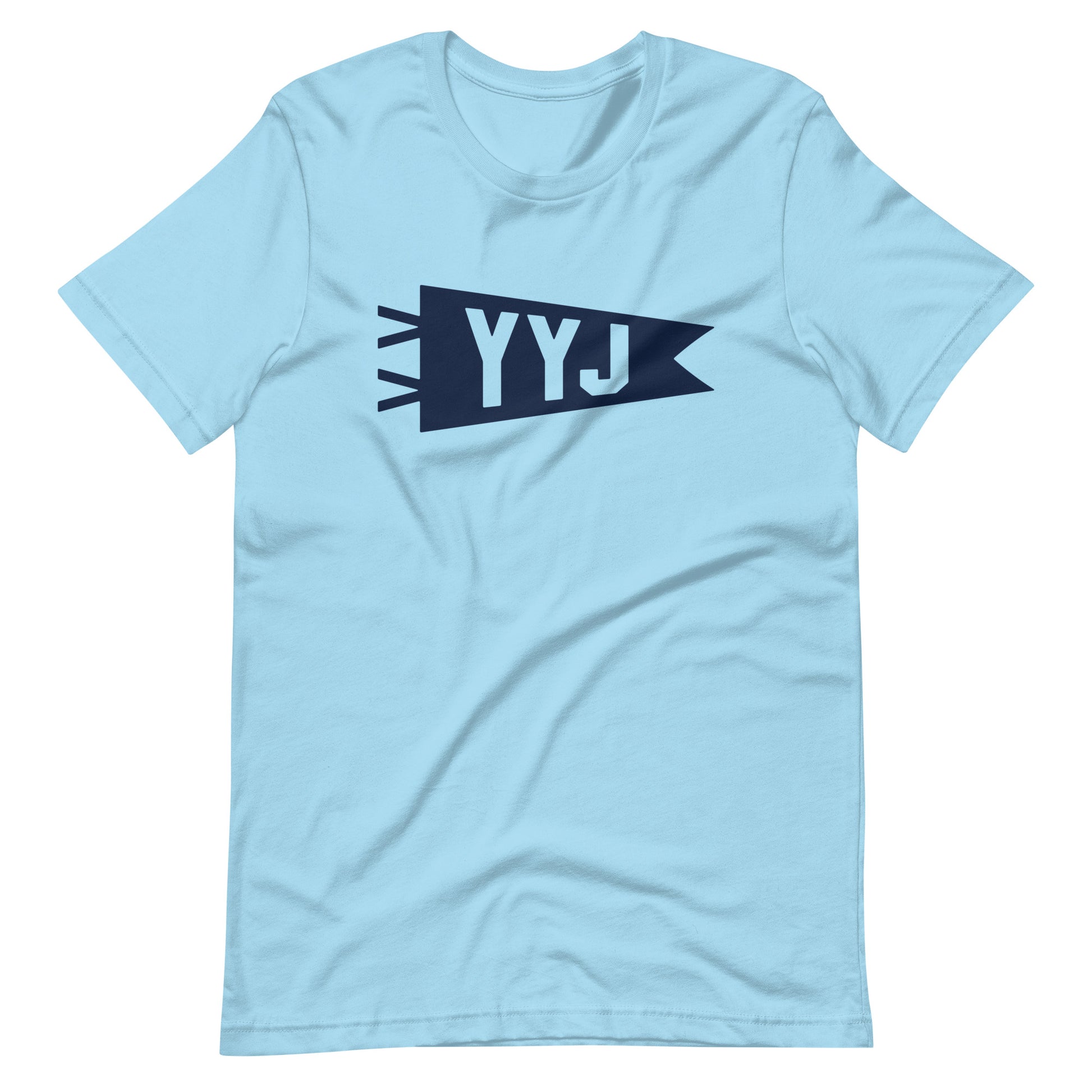 Airport Code T-Shirt - Navy Blue Graphic • YYJ Victoria • YHM Designs - Image 10
