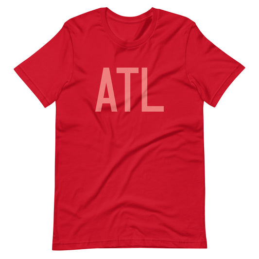 Aviation Enthusiast Unisex Tee - Pink Graphic • ATL Atlanta • YHM Designs - Image 01