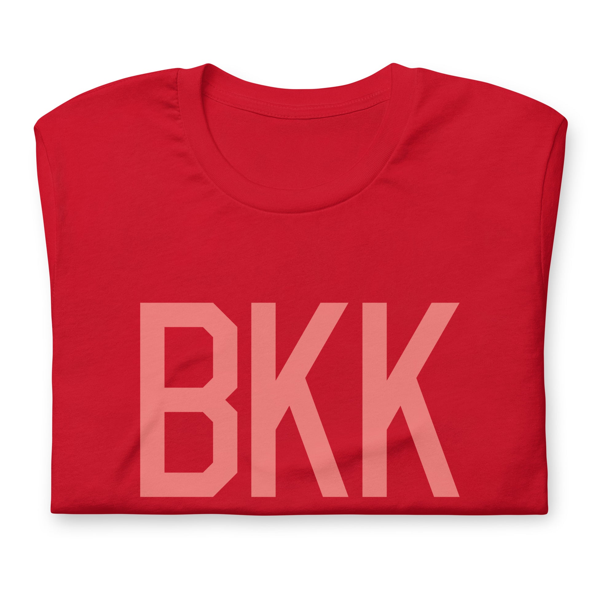 Aviation Enthusiast Unisex Tee - Pink Graphic • BKK Bangkok • YHM Designs - Image 05