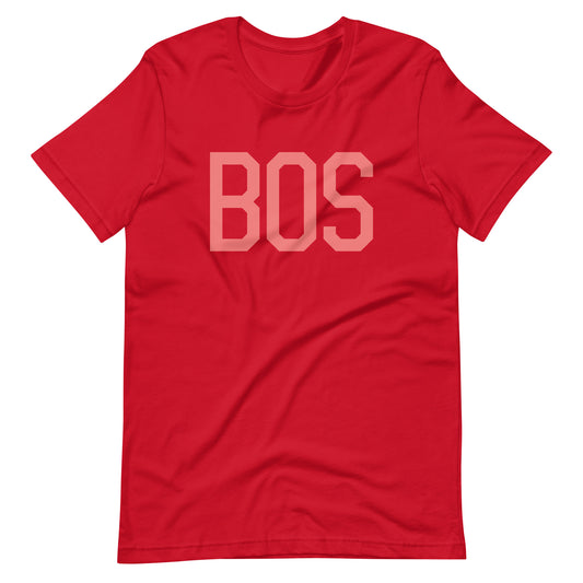 Aviation Enthusiast Unisex Tee - Pink Graphic • BOS Boston • YHM Designs - Image 01