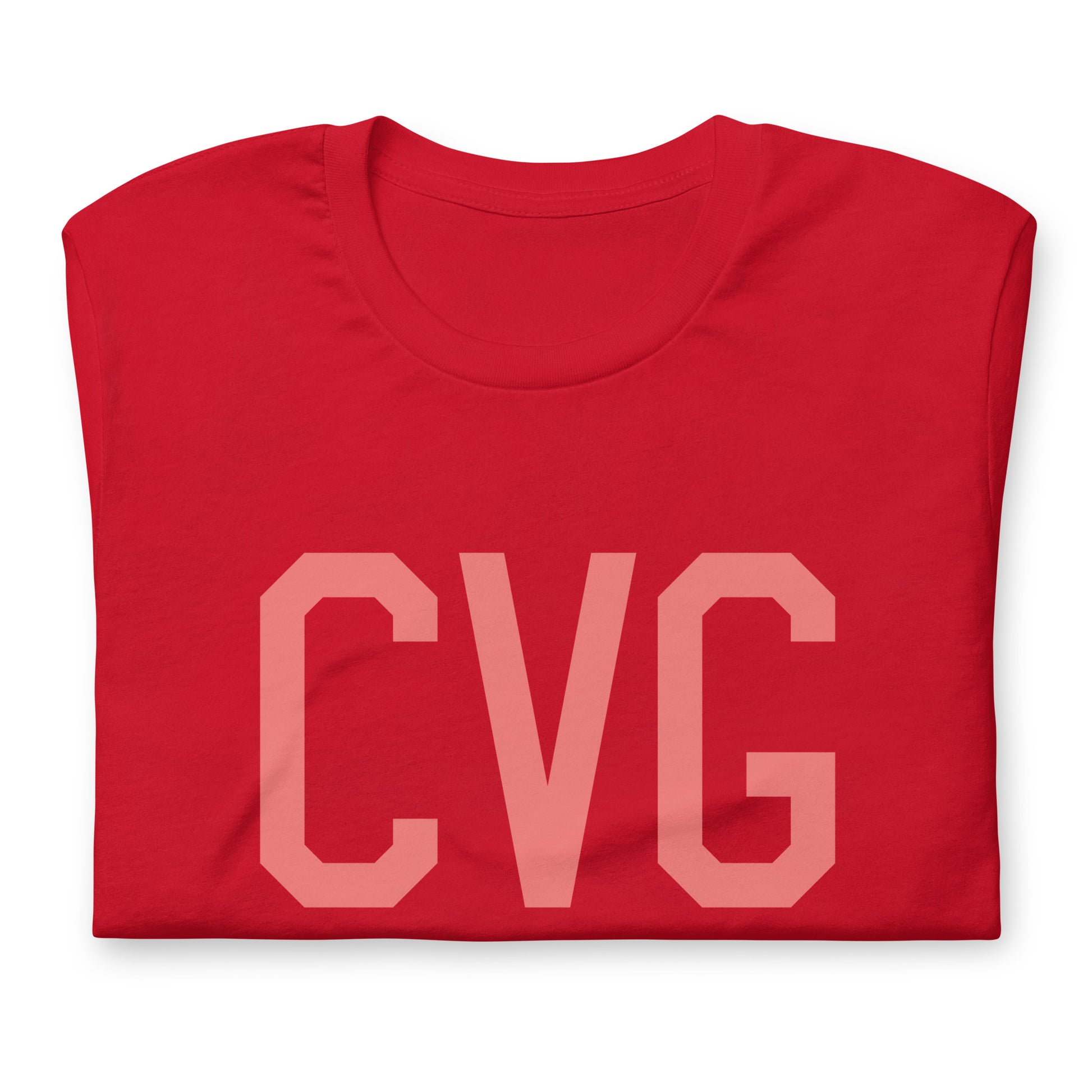 Aviation Enthusiast Unisex Tee - Pink Graphic • CVG Cincinnati • YHM Designs - Image 05
