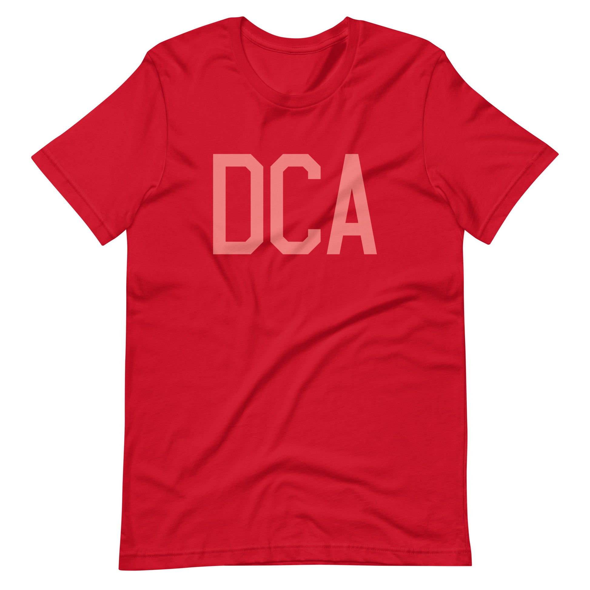 Aviation Enthusiast Unisex Tee - Pink Graphic • DCA Washington • YHM Designs - Image 01