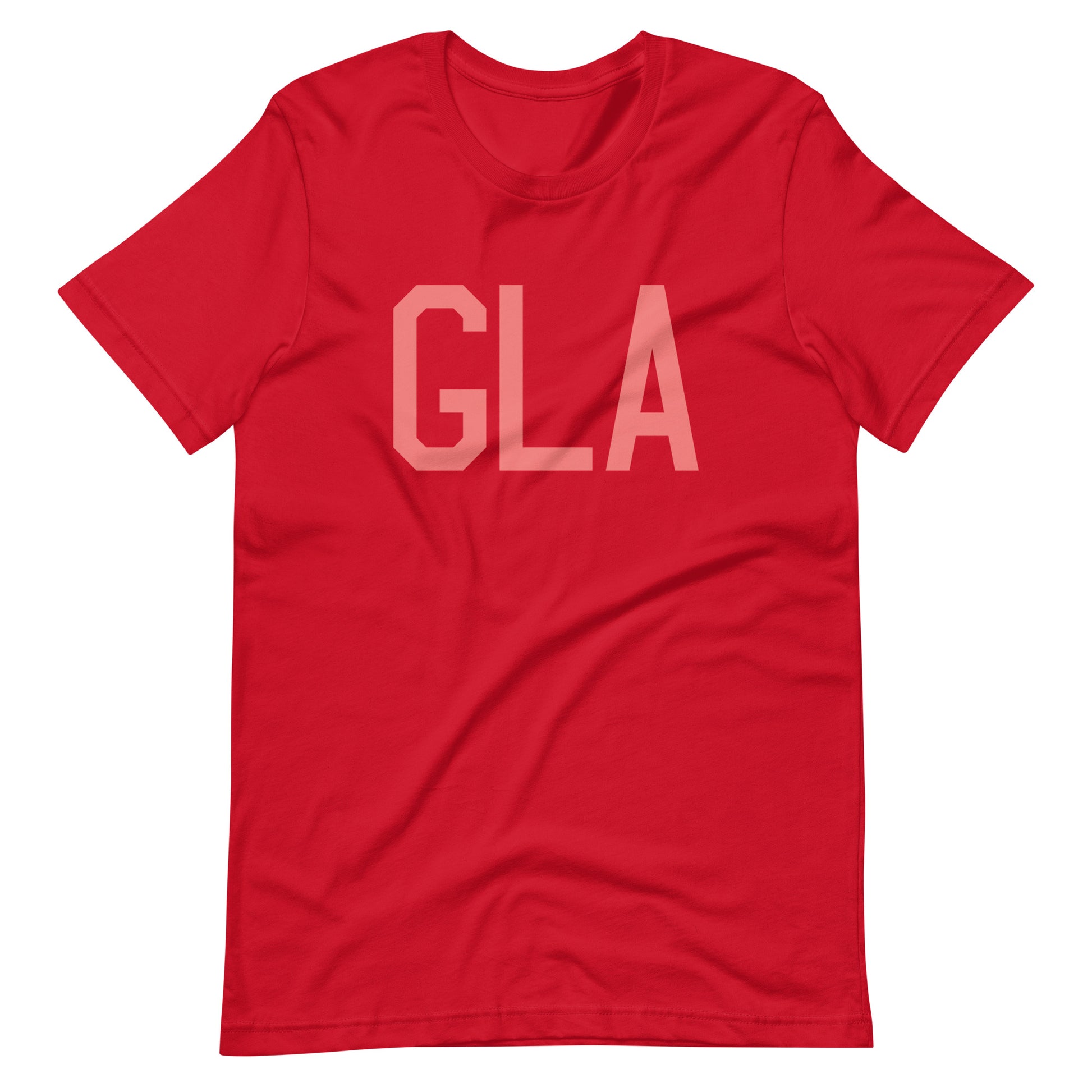 Aviation Enthusiast Unisex Tee - Pink Graphic • GLA Glasgow • YHM Designs - Image 01