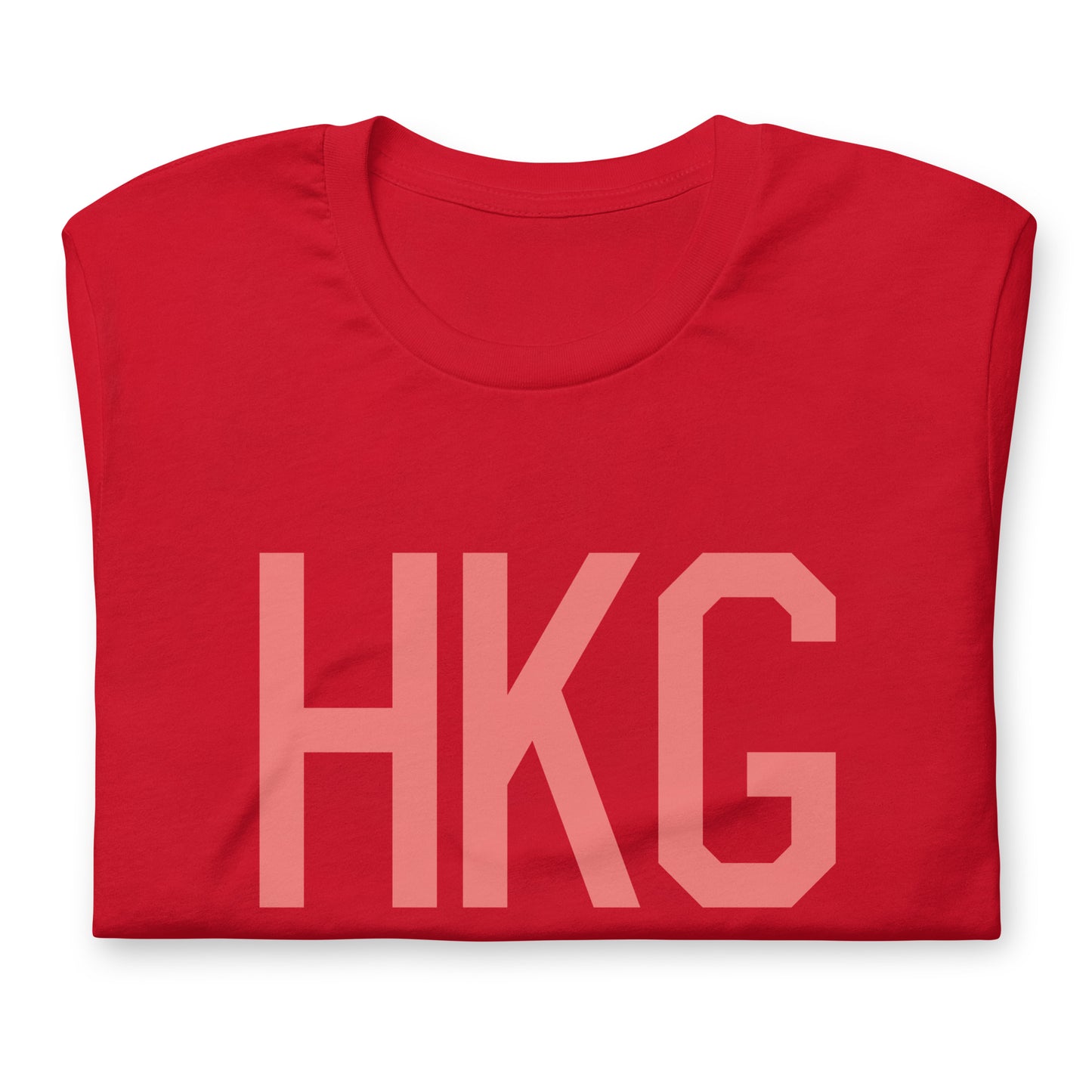 Aviation Enthusiast Unisex Tee - Pink Graphic • HKG Hong Kong • YHM Designs - Image 05