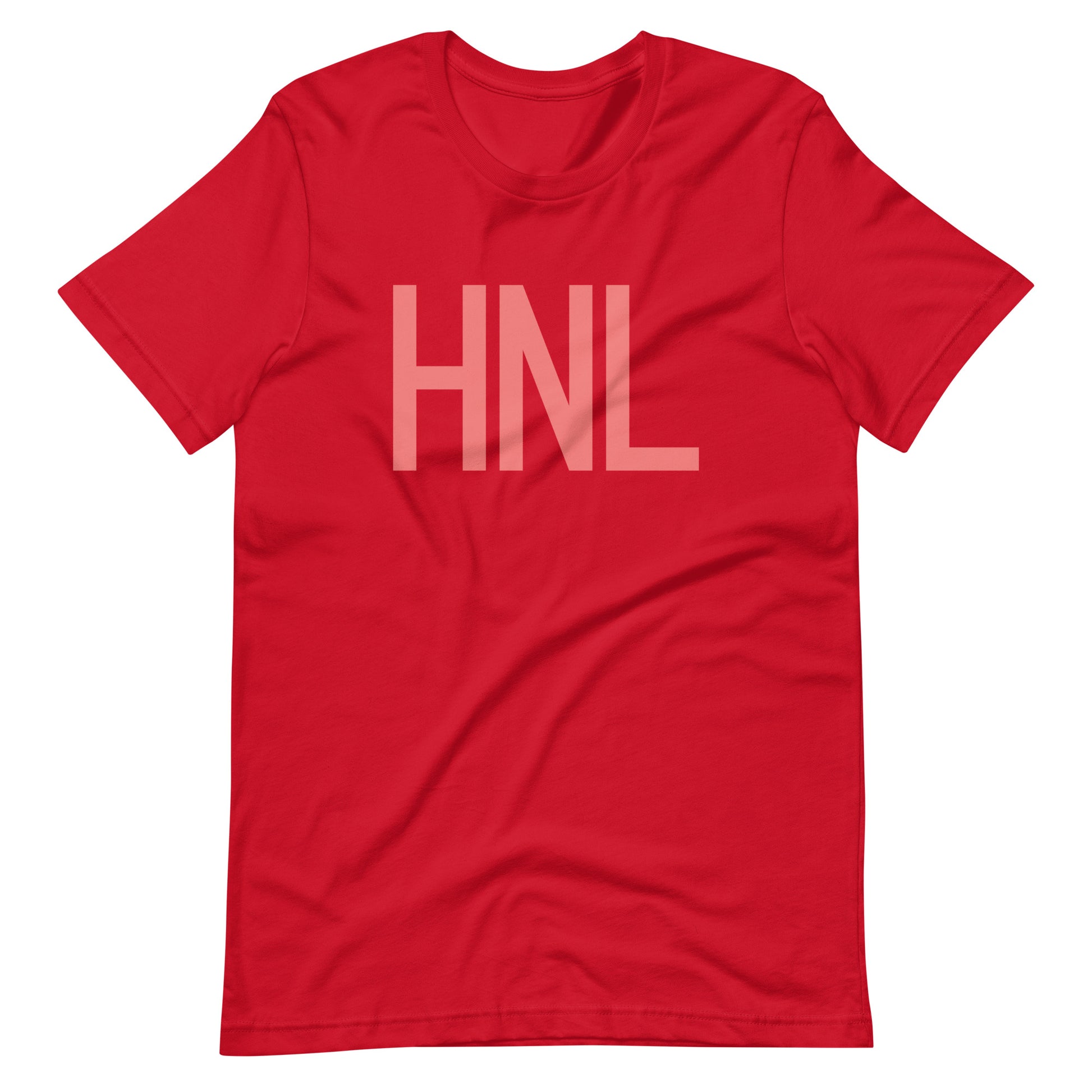 Aviation Enthusiast Unisex Tee - Pink Graphic • HNL Honolulu • YHM Designs - Image 01